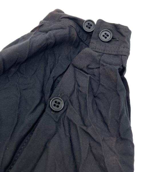 Yohji Yamamoto pour homme（ヨウジヤマモト プールオム）Yohji Yamamoto pour homme (ヨウジヤマモト プールオム) ツイルシワ加工スタッフシャツ ブラック サイズ:3の古着・服飾アイテム