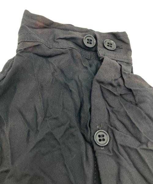 Yohji Yamamoto pour homme（ヨウジヤマモト プールオム）Yohji Yamamoto pour homme (ヨウジヤマモト プールオム) ツイルシワ加工スタッフシャツ ブラック サイズ:3の古着・服飾アイテム