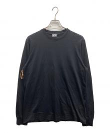 DIESEL（ディーゼル）の古着「バックプリントロングスリーブカットソー」｜ブラック