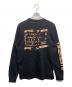 DIESEL (ディーゼル) バックプリントロングスリーブカットソー ブラック サイズ:L：5000円