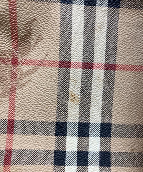 Burberry's（バーバリーズ）Burberry's (バーバリーズ) ノバチェックボストンバッグ ブラウンの古着・服飾アイテム
