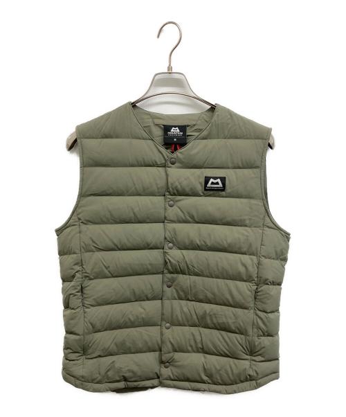 MountainEquipment（マウンテンイクィップメント）MountainEquipment (マウンテンイクィップメント) ストレッチ ダウン ベスト カーキ サイズ:Mの古着・服飾アイテム