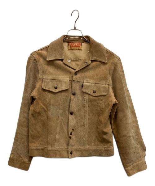 LEVI'S（リーバイス）LEVI'S (リーバイス) 60'sスウェードトラッカージャケット ブラウン サイズ:不明の古着・服飾アイテム