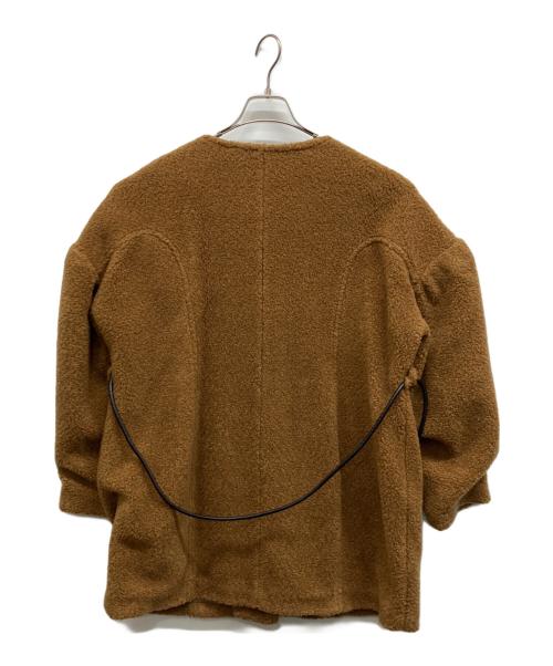 AKIRA NAKA（アキラナカ）AKIRA NAKA (アキラナカ) ジャシンタドロップショルダーコート ブラウン サイズ:1の古着・服飾アイテム