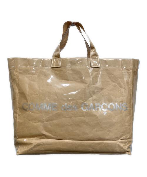 COMME des GARCONS（コムデギャルソン）COMME des GARCONS (コムデギャルソン) PVCトートバッグ ベージュの古着・服飾アイテム