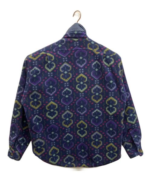 Patagonia（パタゴニア）Patagonia (パタゴニア) 94年製　タペストリー柄ライトウェイト・シンチラ・オーバーシャツ　USA製　21200 ネイビー サイズ:Sの古着・服飾アイテム