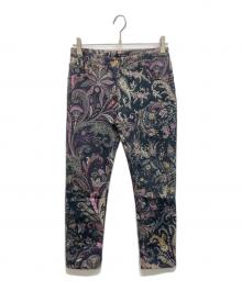 ETRO（エトロ）の古着「ペイズリー柄デニムパンツ」｜ブラック