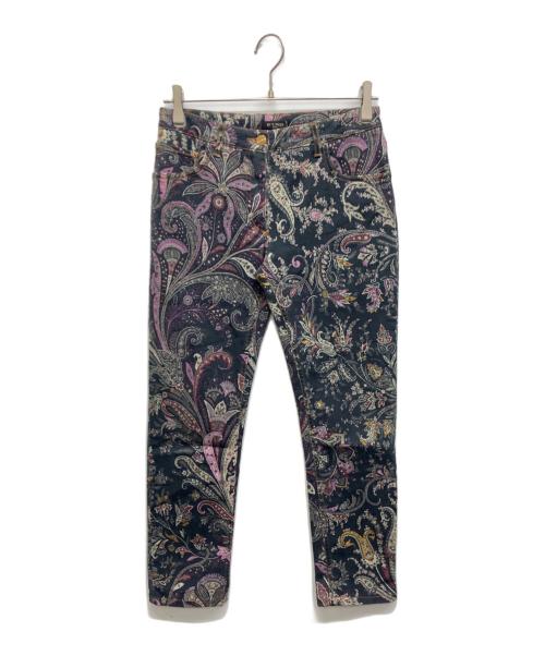 ETRO（エトロ）ETRO (エトロ) ペイズリー柄デニムパンツ ブラック サイズ:29の古着・服飾アイテム