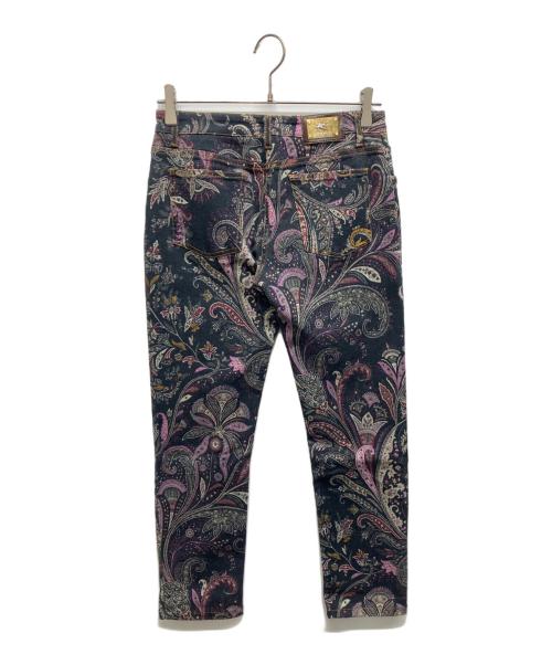 ETRO（エトロ）ETRO (エトロ) ペイズリー柄デニムパンツ ブラック サイズ:29の古着・服飾アイテム