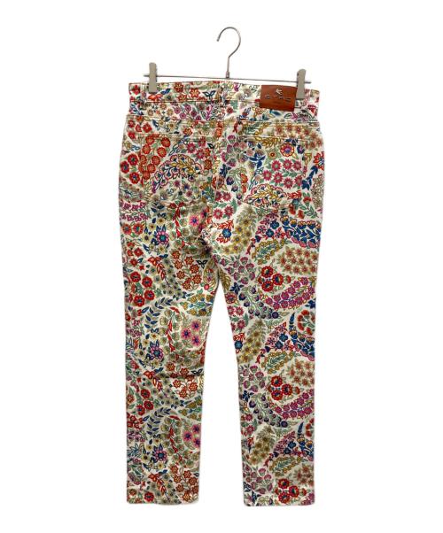ETRO（エトロ）ETRO (エトロ) ボタニカル柄デニムパンツ マルチカラー サイズ:31の古着・服飾アイテム