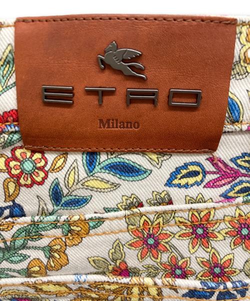 ETRO（エトロ）ETRO (エトロ) ボタニカル柄デニムパンツ マルチカラー サイズ:31の古着・服飾アイテム