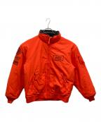 AVIREXアヴィレックス）の古着「NYLON STAND BLOUSON」｜オレンジ