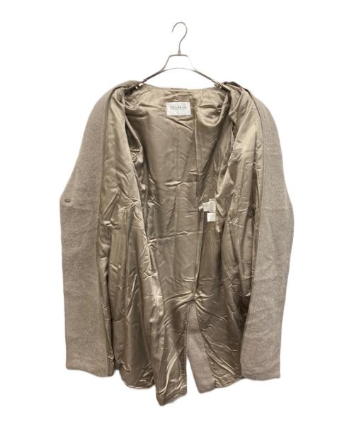 MaxMara（マックスマーラ）MaxMara (マックスマーラ) アルパカ混ウールガウンコート ベージュ サイズ:42の古着・服飾アイテム