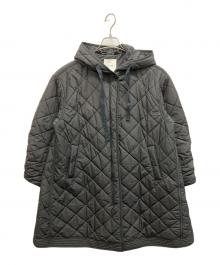 CLANE（クラネ）の古着「QUILTING HOODIE TENT LINE COAT」｜ブラック