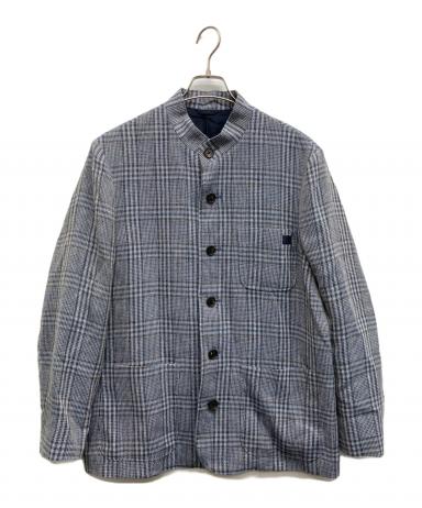 中古・古着通販】PAPAS (パパス) リネン×ウールスタンドカラー