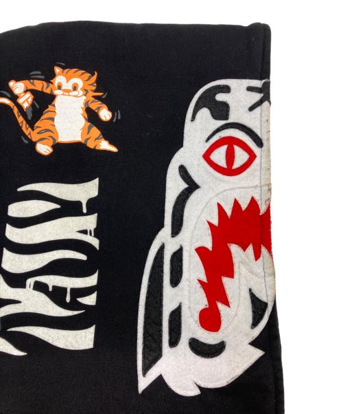 A BATHING APE（アベイシングエイプ）A BATHING APE (アベイシングエイプ) White Tiger full zip hoodie ブラック サイズ:2XLの古着・服飾アイテム