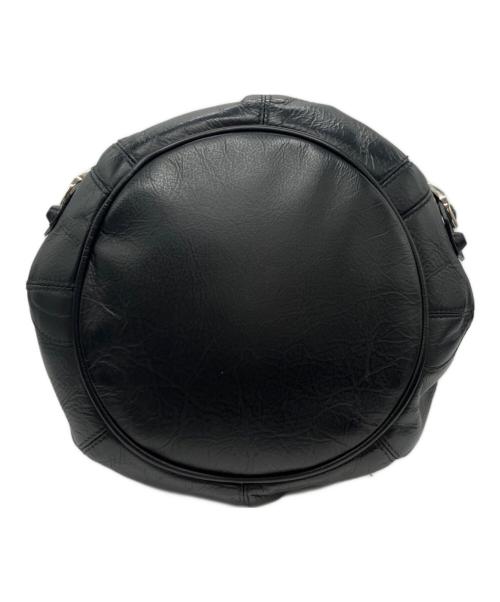 BALENCIAGA（バレンシアガ）BALENCIAGA (バレンシアガ) Classic Mini Pompon Hand Bag ブラックの古着・服飾アイテム