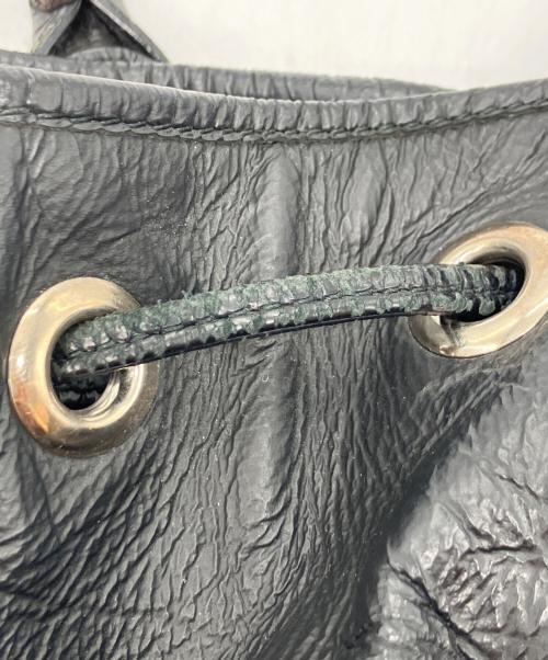 BALENCIAGA（バレンシアガ）BALENCIAGA (バレンシアガ) Classic Mini Pompon Hand Bag ブラックの古着・服飾アイテム