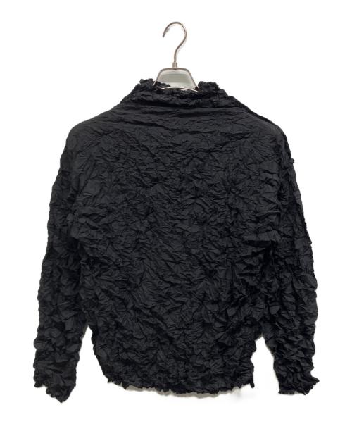 me ISSEY MIYAKE（ミーイッセイ ミヤケ）me ISSEY MIYAKE (ミーイッセイ ミヤケ) MERINGUE TOPシャツ ブラック サイズ:Freeの古着・服飾アイテム