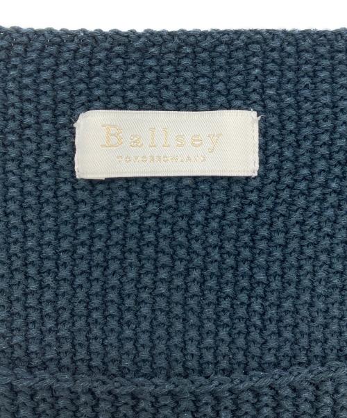 BALLSEY（ボールジィ）BALLSEY (ボールジィ) モスステッチ ワイドプルオーバー ネイビー サイズ:Sの古着・服飾アイテム
