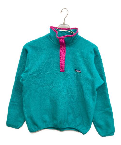 Patagonia（パタゴニア）Patagonia (パタゴニア) シンチラスナップTフリースジャケット グリーン サイズ:14の古着・服飾アイテム