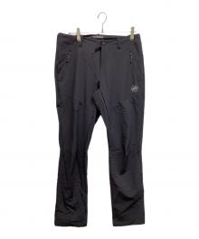 MAMMUT（マムート）の古着「トレッカーズ 3.0 ソフトシェル パンツ」｜ブラック