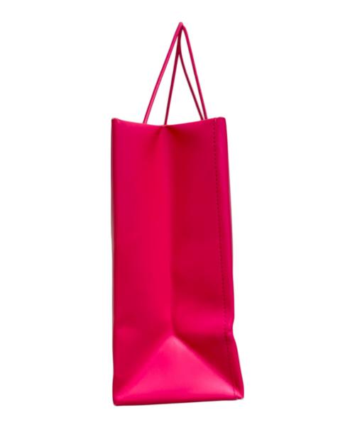 UNKNOWN PRODUCTS（アンノウン プロダクツ）UNKNOWN PRODUCTS (アンノウン プロダクツ) レザーペーパーバッグ ピンクの古着・服飾アイテム