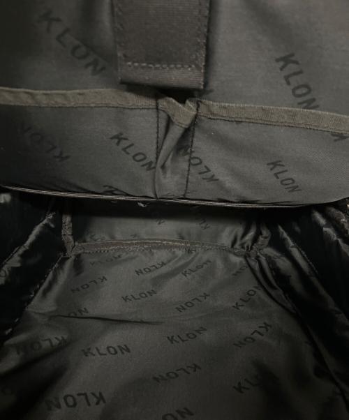 KLON（クローン）KLON (クローン) MATTE COATED RUCK SACK-FFX02　ポーチ付属品完備 ブラックの古着・服飾アイテム