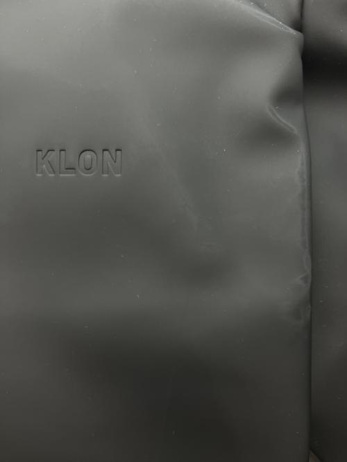KLON（クローン）KLON (クローン) MATTE COATED RUCK SACK-FFX02　ポーチ付属品完備 ブラックの古着・服飾アイテム
