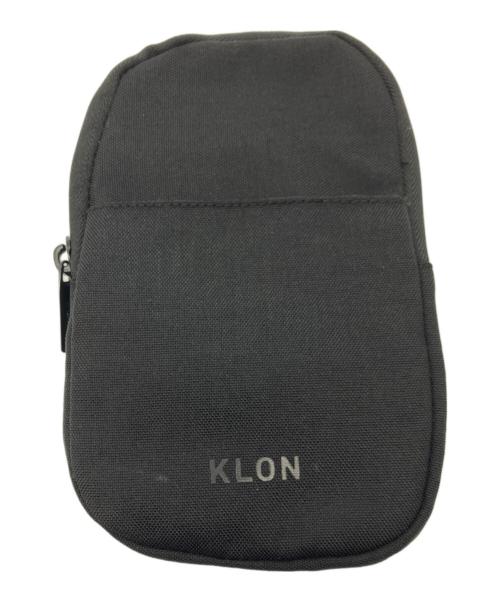 KLON（クローン）KLON (クローン) MATTE COATED RUCK SACK-FFX02　ポーチ付属品完備 ブラックの古着・服飾アイテム