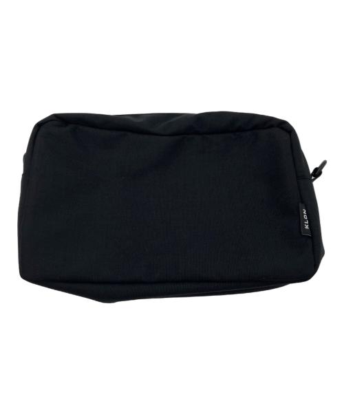 KLON（クローン）KLON (クローン) MATTE COATED RUCK SACK-FFX02　ポーチ付属品完備 ブラックの古着・服飾アイテム