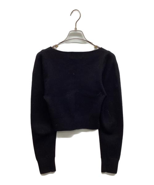 CLANE（クラネ）CLANE (クラネ) Vネックニット ブラック サイズ:Mの古着・服飾アイテム