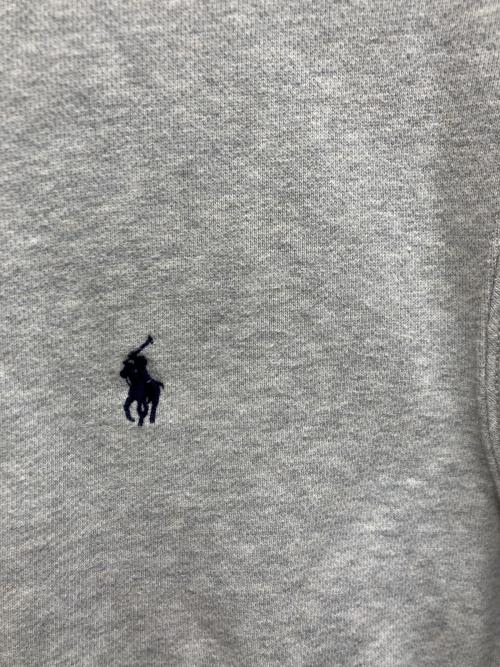 POLO RALPH LAUREN（ポロ・ラルフローレン）POLO RALPH LAUREN (ポロ・ラルフローレン) 前Ⅴガゼットスウェット ライトグレー サイズ:XLの古着・服飾アイテム