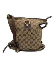 GUCCI（グッチ）の古着「GGアビーショルダーバック」｜ベージュ