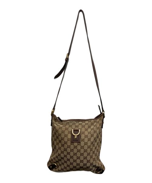 GUCCI（グッチ）GUCCI (グッチ) GGアビーショルダーバック ベージュの古着・服飾アイテム