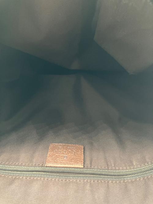 GUCCI（グッチ）GUCCI (グッチ) GGアビーショルダーバック ベージュの古着・服飾アイテム