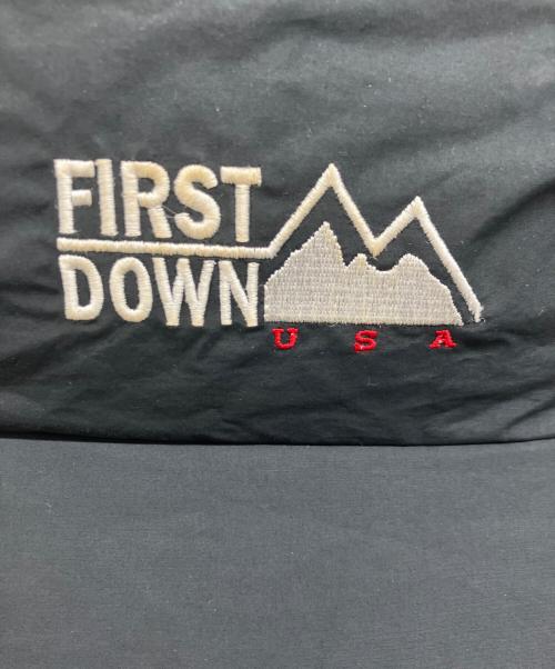 FIRST DOWN（ファーストダウン）FIRST DOWN (ファーストダウン) リバーシブルダウンジャケット ベージュ サイズ:Lの古着・服飾アイテム