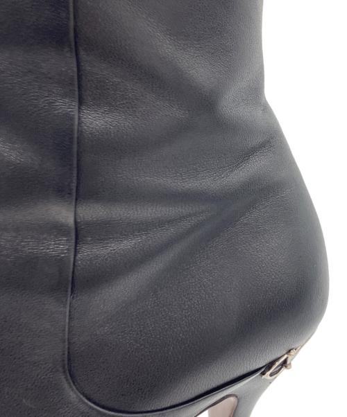 GUCCI（グッチ）GUCCI (グッチ) ホースビットショートブーツ ブラック サイズ:36・1/2の古着・服飾アイテム