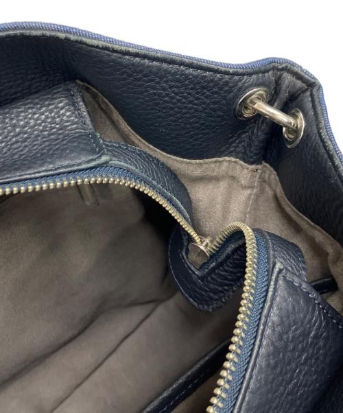 PELLE MORBIDA（ペッレモルビダ）PELLE MORBIDA (ペッレモルビダ) デニム2WAYトートバッグ インディゴの古着・服飾アイテム