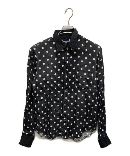 COMME des GARCONS HOMME（コムデギャルソン オム）COMME des GARCONS HOMME (コムデギャルソン オム) ドットシャツ ブラック サイズ:Sの古着・服飾アイテム