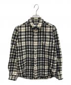 COMME des GARCONS HOMMEコムデギャルソン オム）の古着「シャツ」｜ホワイト×ブラック