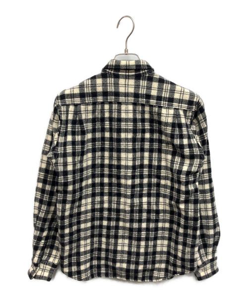 COMME des GARCONS HOMME（コムデギャルソン オム）COMME des GARCONS HOMME (コムデギャルソン オム) シャツ ホワイト×ブラック サイズ:Sの古着・服飾アイテム