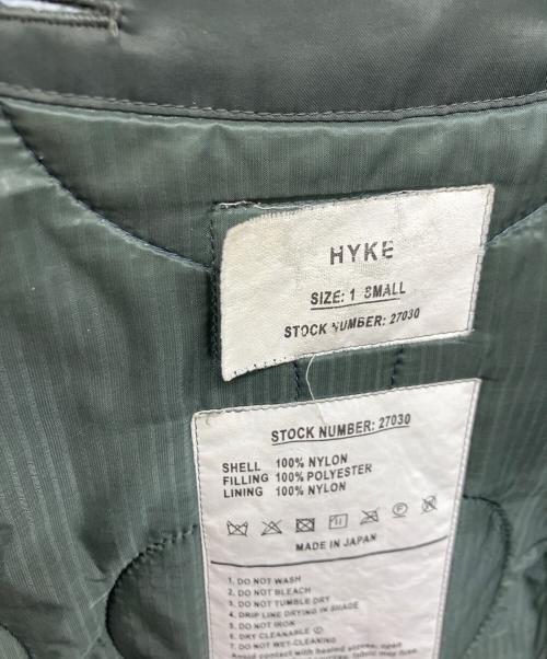 HYKE（ハイク）HYKE (ハイク) キルティングジャケット カーキ サイズ:Ｓの古着・服飾アイテム