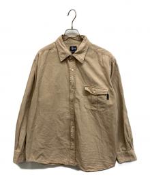 stussy（ステューシー）の古着「リップストップシャツ」｜ベージュ
