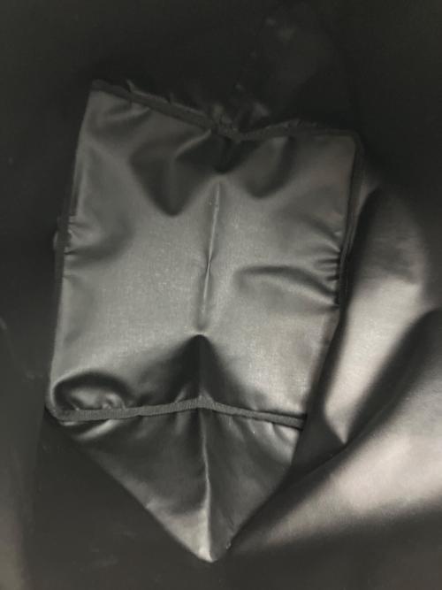 Herve Chapelier（エルベシャプリエ）Herve Chapelier (エルベシャプリエ) コーデュラナイロン舟形トートバッグL ネイビー×ホワイトの古着・服飾アイテム