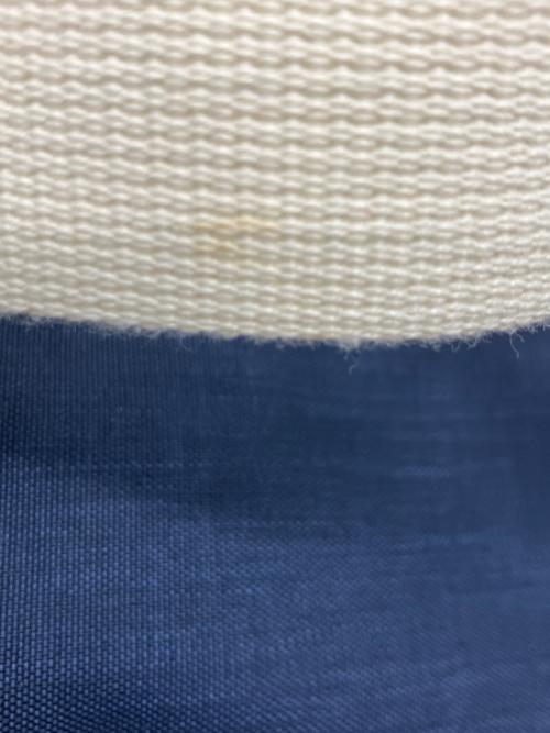 Herve Chapelier（エルベシャプリエ）Herve Chapelier (エルベシャプリエ) コーデュラナイロン舟形トートバッグL ネイビー×ホワイトの古着・服飾アイテム