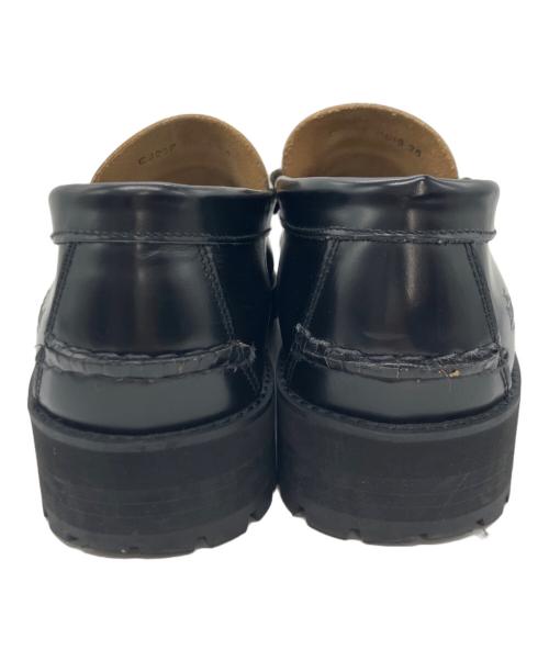 THE KENFORD（ケンフォード）THE KENFORD (ケンフォード) MENS TANK SOLE LOAFERS / BLACK QUILT TASSEL ブラック サイズ:26㎝の古着・服飾アイテム
