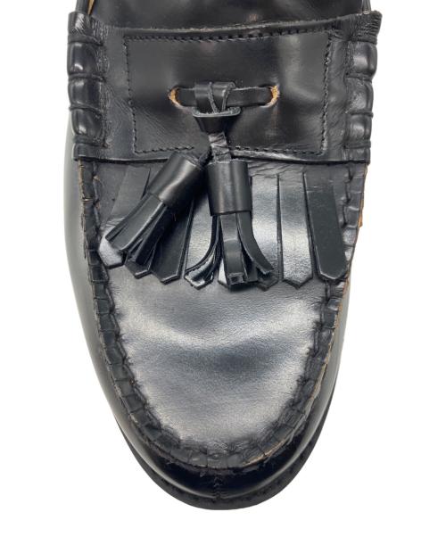 THE KENFORD（ケンフォード）THE KENFORD (ケンフォード) MENS TANK SOLE LOAFERS / BLACK QUILT TASSEL ブラック サイズ:26㎝の古着・服飾アイテム