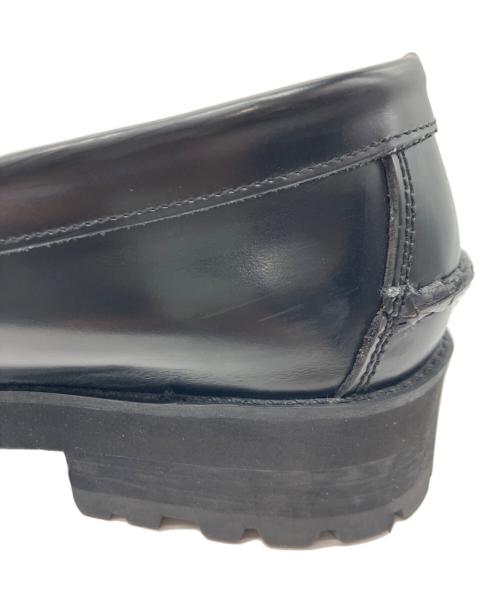 THE KENFORD（ケンフォード）THE KENFORD (ケンフォード) MENS TANK SOLE LOAFERS / BLACK QUILT TASSEL ブラック サイズ:26㎝の古着・服飾アイテム