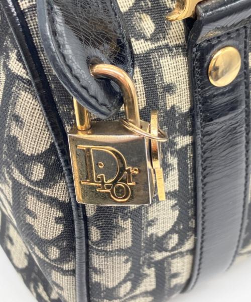 Christian Dior（クリスチャン ディオール）Christian Dior (クリスチャン ディオール) トロッターミニボストンバッグ ブラックの古着・服飾アイテム